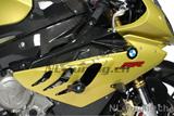 Carenado lateral de carbono Ilmberger / Juego de soporte de insignia BMW S 1000 RR