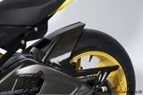 Guardabarros trasero Ilmberger de carbono con protector de cadena con ABS BMW S 1000 RR