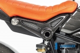 Carbon Ilmberger cover on frame rear set BMW R NineT Scrambler