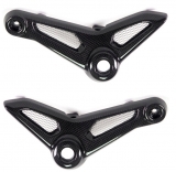 Carbon Ilmberger cover on frame rear set BMW R NineT Scrambler