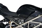 cache latral en carbone Ilmberger sous le sige SET Ducati Streetfighter 1098