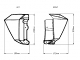 Puig radiator cover Kawasaki Z650