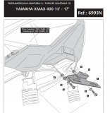 Puig hllare fr registreringsskylt Yamaha X-Max 125