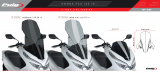 Puig V-Tech Touring Honda PCX 125 Vindruta fr skoter