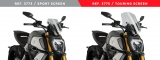 Puig touring skrm justerbar Ducati Diavel 1260