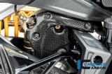 Carbon Ilmberger exhaust heat shield on the manifold Ducati Diavel 1260