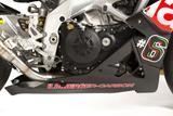 Spoiler moteur carbone Ilmberger en 3 parties Aprilia Tuono V4