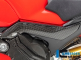Carbon Ilmberger cover on frame rear set Ducati Panigale V4 SP
