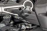 Condotto di uscita dellaria in carbonio Ilmberger sul set di coperture della cinghia di distribuzione Ducati XDiavel