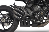 Auspuff QD Power Gun schwarz MV Agusta Brutale 800