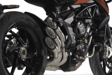 Uitlaat QD Power Gun zilver MV Agusta Brutale 800