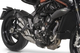 Uitlaat QD Power Gun zilver MV Agusta Brutale 800