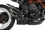 Auspuff QD Power Gun schwarz MV Agusta Brutale Dragster 800