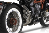 Uitlaat QD Power Gun zilver MV Agusta Brutale Dragster 800