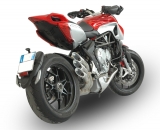 chappement QD Power Gun argent MV Agusta Rivale 800