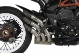 chappement QD Power Gun argent MV Agusta Brutale 800