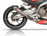 Exhaust QD Tri Cone complete system Aprilia Tuono 660