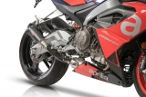 Scarico QD Gunshot black sistema completo Aprilia Tuono 660