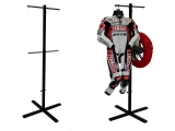 Capit leather suit and tire stand