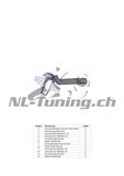 Hllare fr registreringsskylt Ducati Diavel