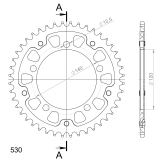 Supersprox Stealth sprocket Suzuki GSX 1400