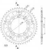 Supersprox Stealth sprocket Honda CBR 650 F