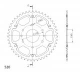 Supersprox Stealth sprocket KTM Duke 390