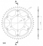 Supersprox Stealth sprocket Triumph Street Twin