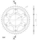 Supersprox Stealth sprocket Triumph Street Scrambler