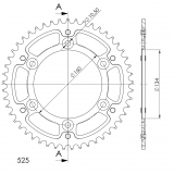 Supersprox Stealth couronne dente Honda CBR 1000 RR-R SP