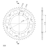 Supersprox Stealth sprocket Ducati Monster 796