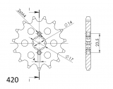 Supersprox sprocket Aprilia RS 50