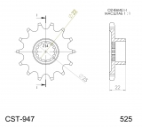 Supersprox sprocket MV Stradale 800