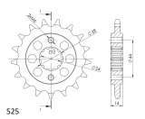 Supersprox pinion Honda VT 750 Shadow