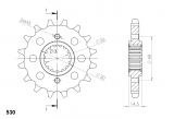 Supersprox sprocket Honda VFR 800 F