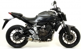 Avgasrr Arrow Thunder Underseat Komplett system Yamaha MT-07