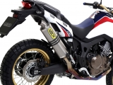 Uitlaat Pijl Maxi Race-Tech Stalen Kap Honda CRF 1000 L Africa Twin