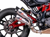 Uitlaat QD Twin Titan Gunshot Indian FTR 1200 S
