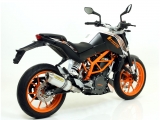 Uitlaat Arrow Thunder KTM Duke 390 Roestvrij Staal