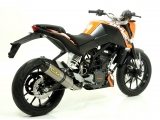 Uitlaat Pijl Thunder KTM Duke 200 Carbon