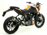 Scarico Arrow Thunder KTM Duke 200 in acciaio inox