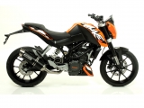 Scarico Arrow Thunder KTM Duke 200 in acciaio inox