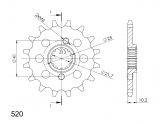 Supersprox sprocket Honda FMX 650