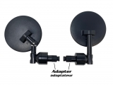 2x MFK approved handlebar mirrors