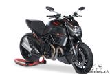 Carbon Ilmberger side cover on tank Ducati Diavel