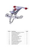 Hllare fr registreringsskylt BMW S 1000 RR