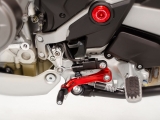 Ducabike rem- en koppelingshendel voetsteun set Ducati Multistrada V4