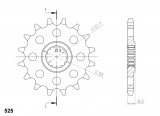 Supersprox sprocket Kawasaki Ninja ZX-9R