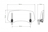 Puig adjustable clip attachment for windshield 2.0 KTM Super Adventure 1290