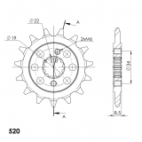 Supersprox sprocket Husqvarna 401 Vitpilen